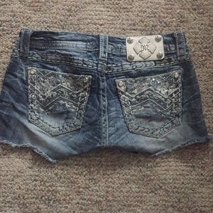 Miss Me blue jean shorts